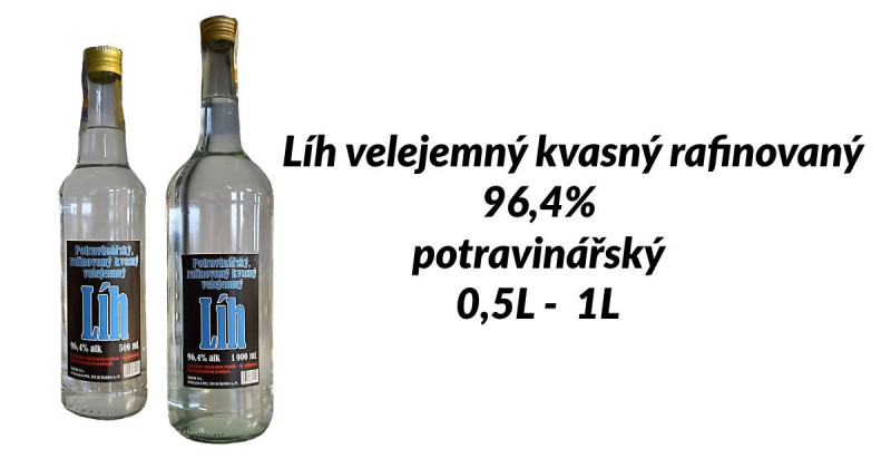 96,4% Líh velejemný kvasný rafinovaný - potravinářský